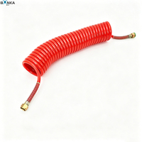 Tuyau d'air spiralé PA PU pour frein à air de camion et remorque, ligne d'air robuste en spirale