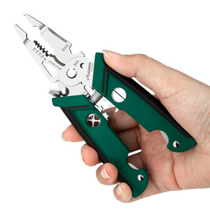 Pince à dénuder multifonction Tuosen 259100 en acier à haute teneur en carbone de qualité industrielle à entrée frontale - Product Image 3