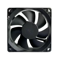 Ventilateurs axiaux DC sans balais personnalisables 80x80x20mm 5/12/24/48V SZR8020 avec roulement à billes pour ventilation et refroidissement d'air DC OEM/ODM