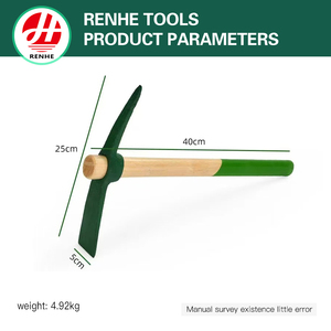 Nhà Máy Trực Tiếp Sản Xuất Tùy Chỉnh Công Cụ Nông Nghiệp Đường Sắt Nông Nghiệp Thép <span class=keywords><strong>Pickaxe</strong></span> Vườn <span class=keywords><strong>Pickaxe</strong></span> Với Gỗ Xử Lý - Product Image 2