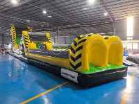 Vente en gros de toboggans aquatiques et châteaux gonflables pour fêtes commerciales en plein air, parcours d'obstacles gonflable