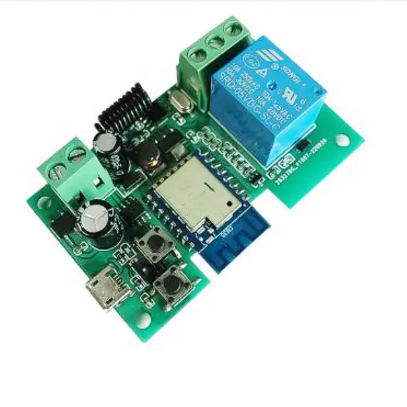Factory Price Tuya Smart WIFI Door Open Relay Module 1CH Relay with RF433 PST-TYWB-1CH