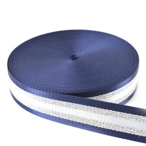 REWIN-correas <span class=keywords><strong>de</strong></span> hombro para bolso, correas <span class=keywords><strong>de</strong></span> nailon Multicolor <span class=keywords><strong>de</strong></span> 38mm y 50mm con patrón <span class=keywords><strong>de</strong></span> rayas y purpurina plateada, venta al <span class=keywords><strong>por</strong></span> mayor - Product Image 6