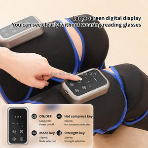 Masajeador de Piernas por Compresión de Aire Caliente, Máquina de <span class=keywords><strong>Masaje</strong></span> para Pies y Pantorrillas, 3 Modos, 3 Intensidades Ajustables - Product Image 2