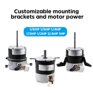 Motor de ventilador DC para HVAC de 1/4 1/2HP, 400-1800 RPM, velocidad variable, sin escobillas y con torque constante. - Product Image 2