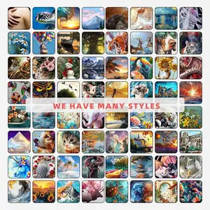 High Quality Seascape Series Beach House Diamond Painting Tool DIY Custom 40*50 Rhinestones Diamond Painting Kits For Adults