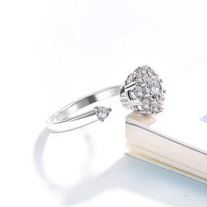 Vendita calda all'ingrosso elegante piastrellato semplice tempo per girare l'anello rotante rotante regolabile, per adulti, regalo - Product Image 4