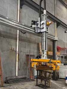 Robot manipulateur de treillis robuste de 1 tonne sur rail, pour manutention industrielle automatique, à double axe, à cadre croisé et à angle droit - Product Image 2