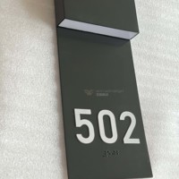 Exquisitas Letras Braille Luminosas de Acero Inoxidable 304 con Pintura Negra para Señalización de Hoteles, Uso en Interiores, Resistentes al Agua y Ecológicas