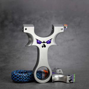 Tirachinas de <span class=keywords><strong>caza</strong></span> de acero inoxidable de alta calidad, banda de goma de alta resistencia, tirachinas de tiro de alta precisión para exteriores 8020 - Product Image 3