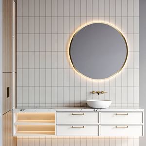 Meuble de vanité de salle de bain à panneau étroit résistant à l'eau de style européen PA - Product Image 2