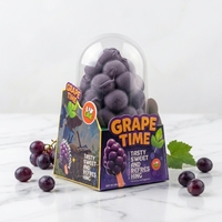 Crème glacée aux raisins LIKLAK3D, saveur riche en raisins, onctueuse et non grasse, rafraîchissante et sucrée, 75 g par pièce, 12 pièces par boîte