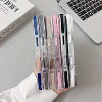 Coque transparente bicolore en TPE 2.0 haute transparence pour iPhone 18 Pro Max et iPhone 17 Pro Max, antichoc et protectrice, coque claire