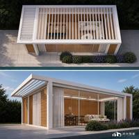 Persianas Ajustables de Aluminio Resistentes al Agua, Ecológicas, Anti-UV, con Acabado en Polvo Duradero, Ajustables Manualmente para Instalación Integrada