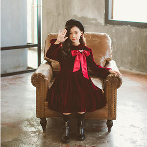 Robes de soirée pour enfants, style princesse, à manches papillon, pour filles, modèles de mannequins, provenant du marché chinois - Product Image 2