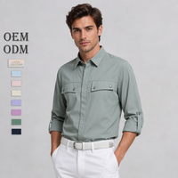 Chemise de travail équestre pour femme à manches longues avec revers, idéale pour l'équitation, le travail en écurie, les activités équestres décontractées et les vêtements d'extérieur. Prise en charge OEM ODM.