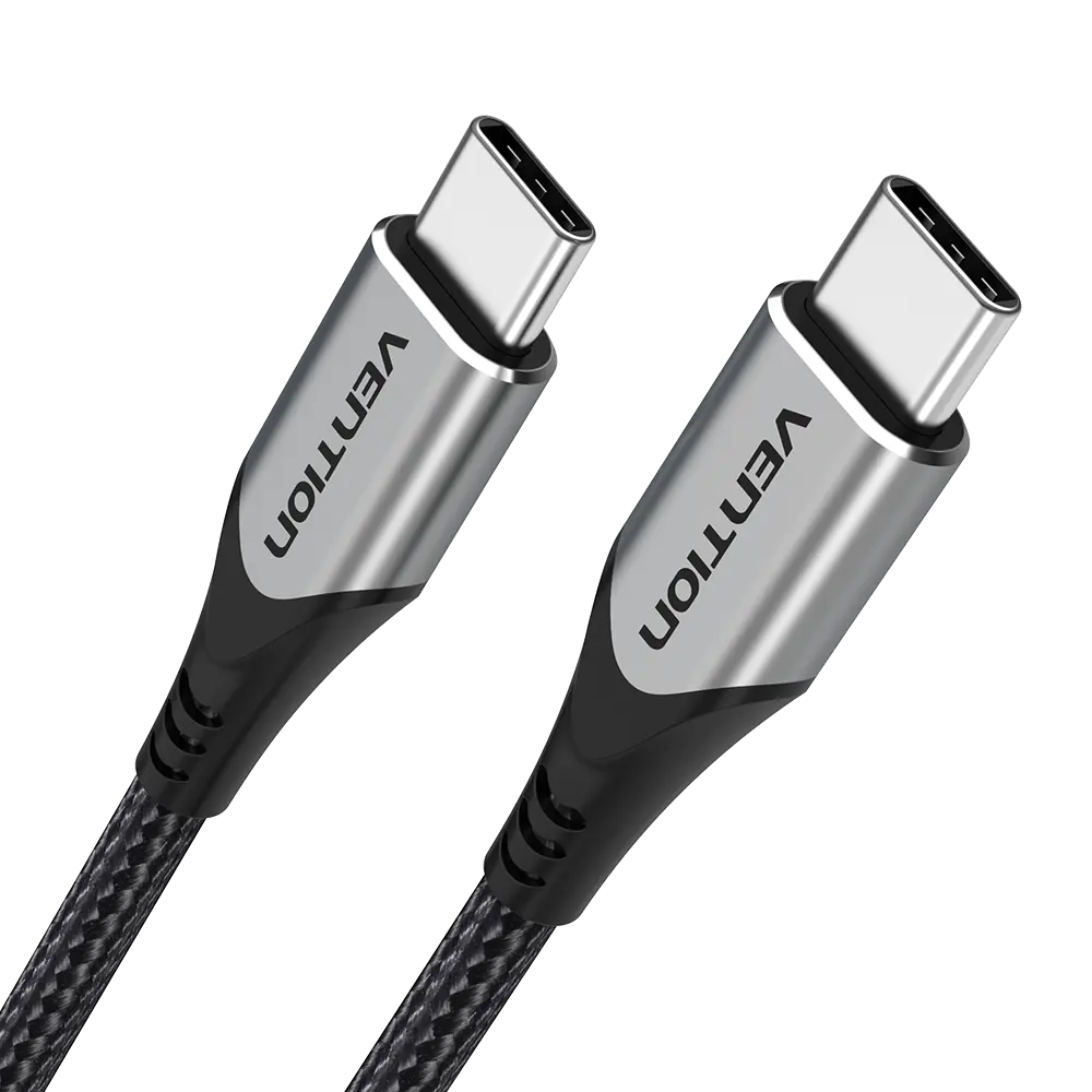 Vention Pd 60W 480mbps Type C Mobile Phone Fast Charge Data Cable USB cTo Usb c 2.0 Cable 3A For Mac Phone Car Charger