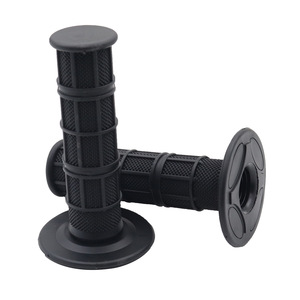 Fundas para Manillar de Motocicleta, Accesorios para Motocross, Modificación, Agarre Suave Monocromático, Empuñaduras de Goma para Manillar - Product Image 1