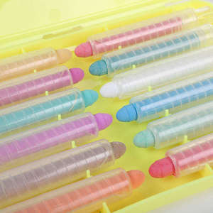 <span class=keywords><strong>Craie</strong></span> épaisse sans poussière, lavable, soluble dans l'eau, portable, outil éducatif, <span class=keywords><strong>crayon</strong></span> de graffiti pour enfants - Product Image 3
