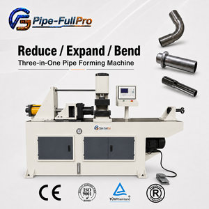 New Fully Automatic Steel/Copper/Aluminum/Stainless Steel <b>Pipe</b> Forming <b>Machine</b> 80mm Max Shrinking Capacity - Product Image 1