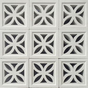 Breeze-Baldosas de cuerpo completo de bloque de cemento, azulejos interiores de fábrica de azulejos de cemento de Vietnam, azulejos de pared, bloque de cemento de color blanco - Product Image 4