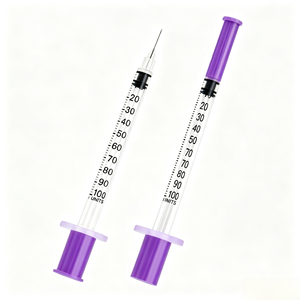 Seringue vétérinaire à l'insuline 0,5 ml 1 ml 29G 30G 31G à pointe ultra-fine, utilisation à une main, stérile, jetable, pour injection en élevage - Product Image 5