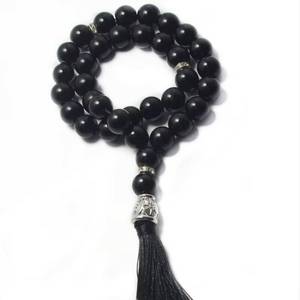 Economical Ethnic Agate <b>Rosary</b> 12mm 33 Beads Resin Imitation Stone Islamic Religious Jewelry YASEEN Brand - Product Image 1