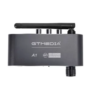 GTMEDIA A1 HiFi家用蓝牙接收器，带蓝牙5.1音频适配器DAC aptX高清/LL均衡器模式