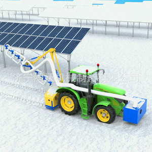Solar <b>Panel</b> <b>Cleaning</b> <b>Machine</b> With Blower System For Photovoltaic <b>Panels</b> - Product Image 1