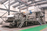 Máquina de fabricación de papel tisú Jumbo, precio barato, velocidad de trabajo de 170-200 m/min