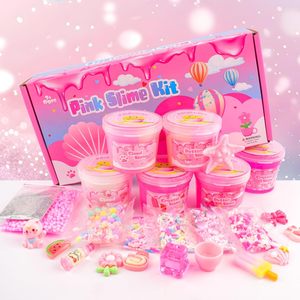 Set de Slime Creativo, Nube de Mantequilla, Mezcla de Cristales con Chispas de Colores, Cuentas y Adornos, Recuerdo para Fiestas Infantiles - Product Image 4