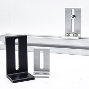 Xinrui <b>Shelf</b> Support Connector 203040 Aluminum Alloy Anodized For Industrial Aluminum Profiles - Product Image 1