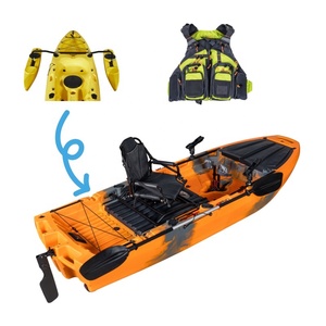 Nuevo <span class=keywords><strong>Kayak</strong></span> Modular Ancho LSF 2025 de 2 Piezas <span class=keywords><strong>con</strong></span> Aleta de Pedal Desmontable, Escotilla Grande para Peces Vivos y <span class=keywords><strong>Ruedas</strong></span> para Remar al Aire Libre - Product Image 6