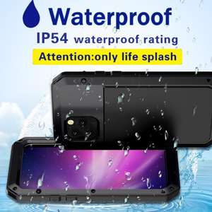 Nueva Funda Resistente y Elegante de Aluminio <span class=keywords><strong>para</strong></span> <span class=keywords><strong>P30</strong></span> <span class=keywords><strong>Pro</strong></span>, Diseño de Armadura con Cristal Templado, Cubierta Antigolpes - Product Image 2