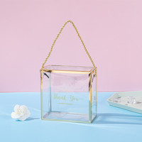 Boîte cadeau pour animaux de compagnie avec impression couleur, boîte cadeau souvenir, boîte d'emballage transparente en PVC, boîte d'emballage pour serviettes, boîte en plastique transparente