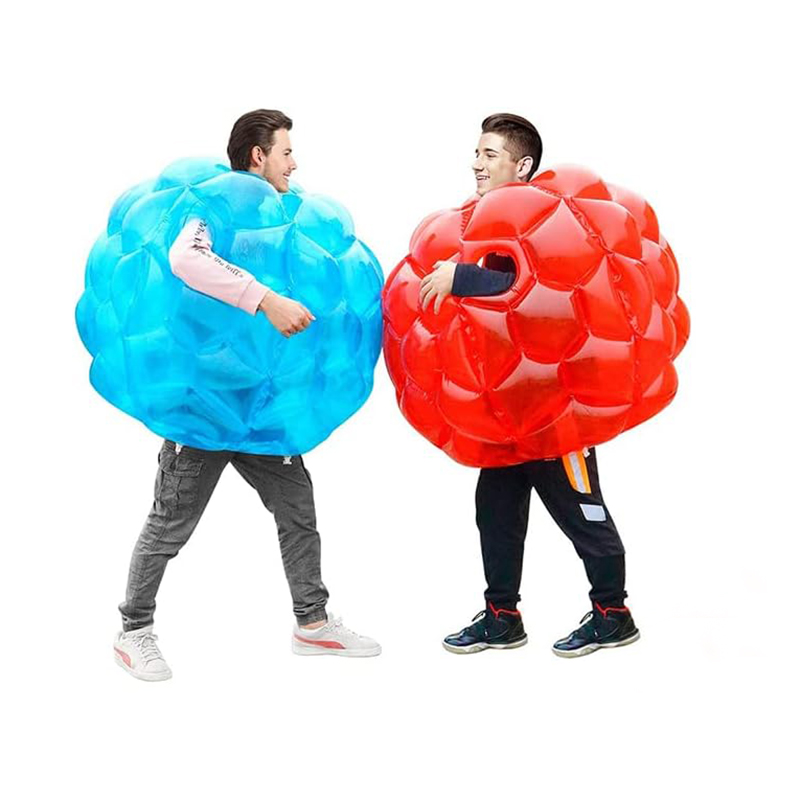 Fußball Sportspiele Aufblasbarer Körper Zorb Ball Anzug Tragbarer menschlicher Stoßfänger Bubble Body Ball für Erwachsene Kinder Outdoor-Spielzeug