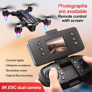 Dron A22 para Niños Principiantes, Control Remoto, Motor sin Escobillas, Cámara Dual, Diseño Plegable, Transmisión de 100m, Giroscopio de 6 Ejes - Product Image 6