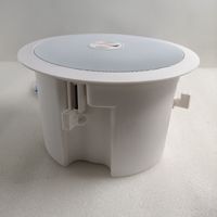 Haut-parleur de plafond KNTECH 6W SIP PoE pour système de sonorisation VoIP, réseau IP, système de diffusion publique