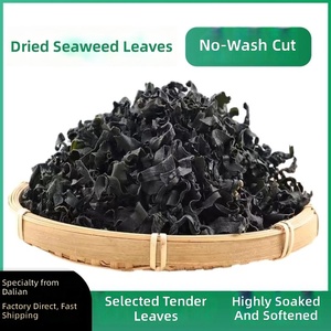 Daun Wakame Kering Alami Premium dengan Nutrisi Tinggi untuk Bahan Makanan Sehat untuk Masakan Asia Sebagai Eksportir Rumput Laut