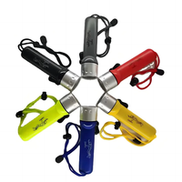 Lampe de plongée LED rechargeable portable, étanche, lampe torche sous-marine pour la plongée sous-marine, la plongée avec tuba, la pêche