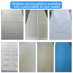 Panel Acústico PET Curvo Grabado de Doble Capa Personalizado de Fábrica, Mural Insonorizado Tallado, Arte de Pared de Poliéster, <span class=keywords><strong>Precio</strong></span> por m² - Product Image 4