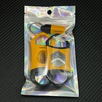 Ensemble cadeau d'accessoires pour coupe-cigares vintage de luxe, portable, en acier inoxydable, multifonctionnel 3 en 1, emballage en boîte cadeau