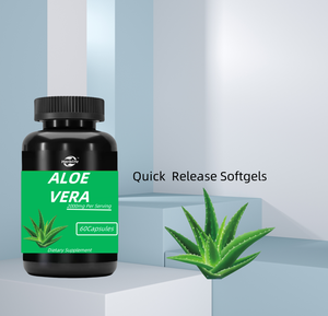 OEM/ODM produk kecantikan lidah buaya softgel Perawatan Kulit kapsul lembut lidah buaya - Product Image 3