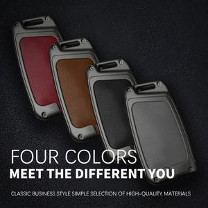 Coque de protection en cuir en alliage de zinc pour Skoda Superb 2 3 A7, porte-clés, accessoires auto - Product Image 2