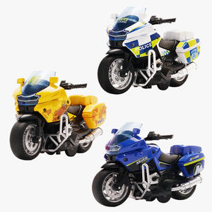 Modellino di Moto in Scala 1:14 con Retrocarica, Giocattolo in Metallo della Polizia Scozzese con Luci e Suoni, Moto Elettrica Die-cast per Bambini - Product Image 1