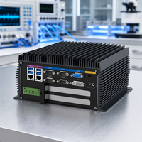 PC Industri Tanpa Kipas Seri EBOX-3000 dengan Intel Generasi ke-12, 13, 14 Core I9 I7 I5 I3 hingga 65W, 2LAN, 6COM, Ekspansi PCIe