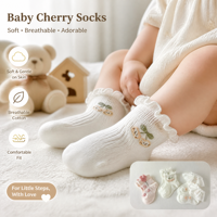 Chaussettes en dentelle tricotée à volants floraux pour bébés filles, nouveau-nés, nourrissons et tout-petits, vente en gros