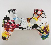 Housse en silicone camouflage pour manette PS5, antidérapante, résistante à l'usure, anti-traces de doigts, coque souple pour manette PS5