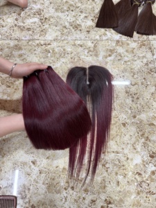 Extensiones de Cabello Humano Vietnamita 100% Virgen, Color Negro Natural, Cutícula Alineada, Cabello Suave y Grueso para Exportación al por Mayor - Product Image 4