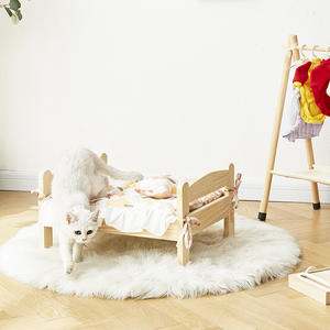 Cama para Perros JXANRY de Madera Maciza Ecológica, Universal para las Cuatro Estaciones, Desmontable, Lavable, Elevada del Suelo, Fácil de Transportar en Caja - Product Image 2